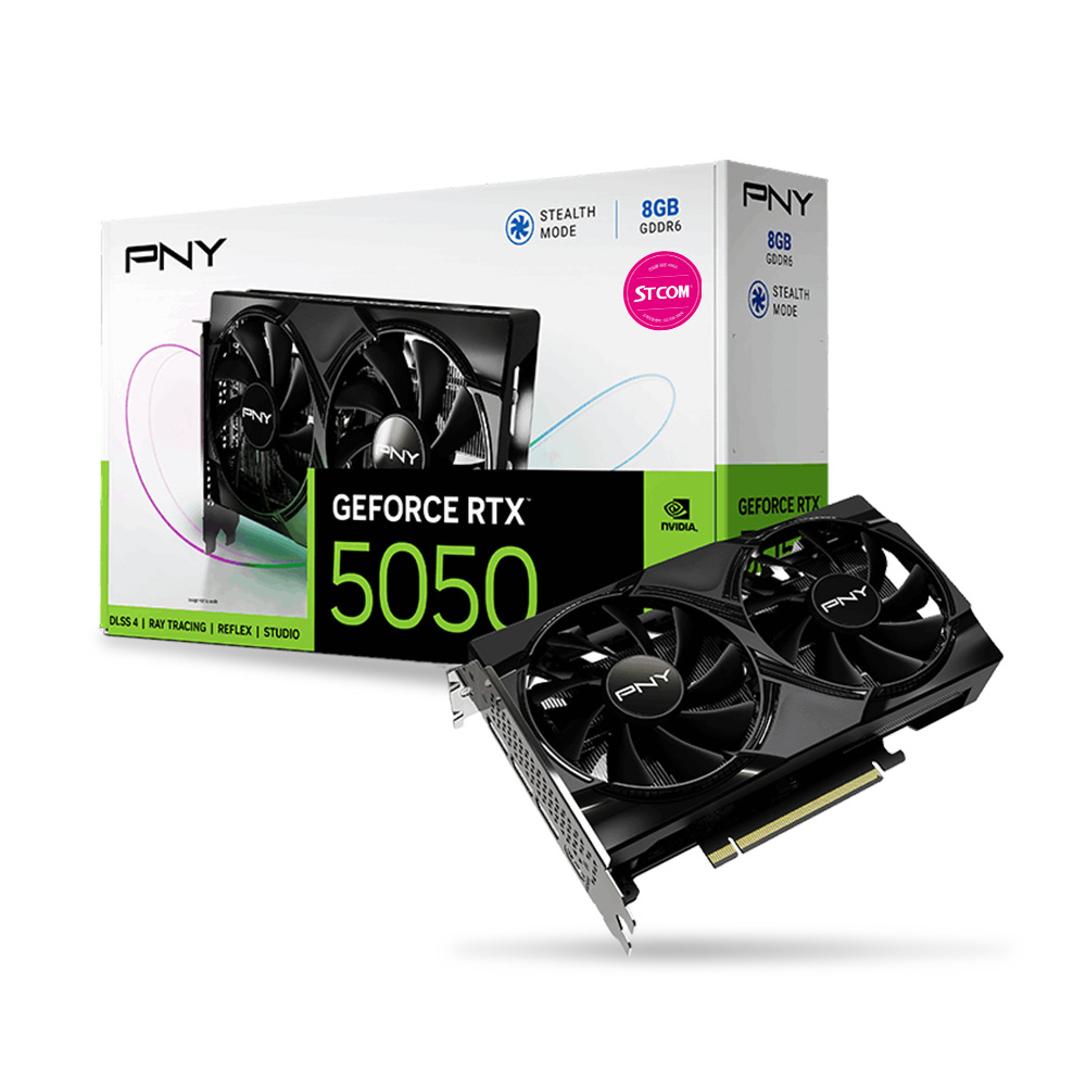 PNY 지포스 RTX <b>5050</b> D6 8GB Dual Fan STCOM