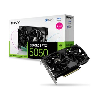 PNY 지포스 RTX <b>5050</b> D6 8GB Dual Fan STCOM