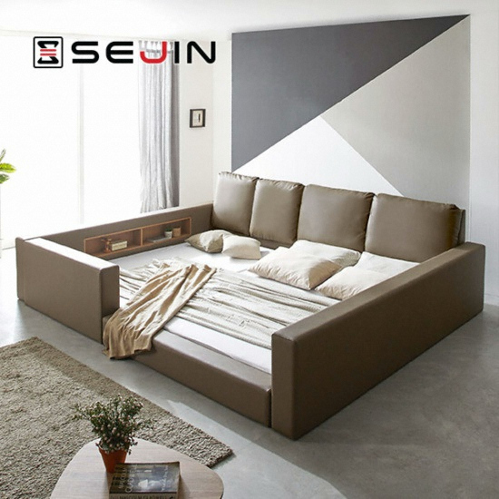 세진침대 라엘 범퍼 패밀리침대 Q+Q (매트별도)_이미지