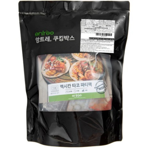 앙트레 멕시칸 타코 파티팩 606g이미지입니다. 누르면 해당 게시물로 새창이동합니다.