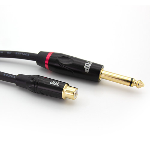 HDTOP RCA TO 5.5mm 모노 케이블 [1.5m, HT-TP519]
