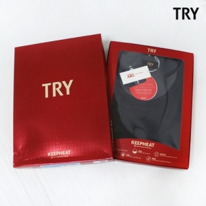 트라이 발열 남성 내의 킵히트 기모 항균기능성 겨울 내복 군인 성인 히트텍 보온