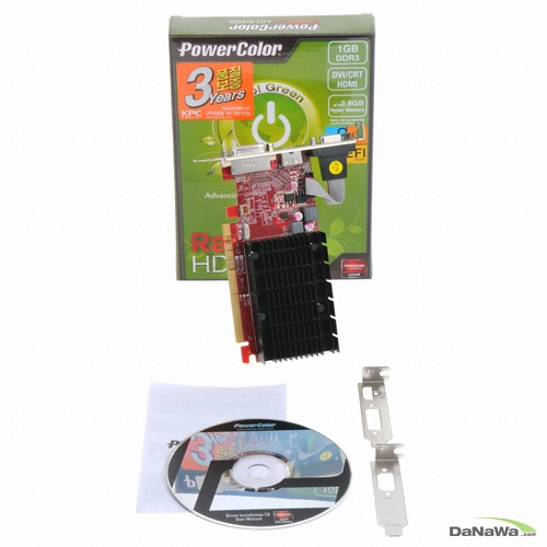 PowerColor 라데온 HD 6450 Go! Green D3 1GB LP KPC_이미지