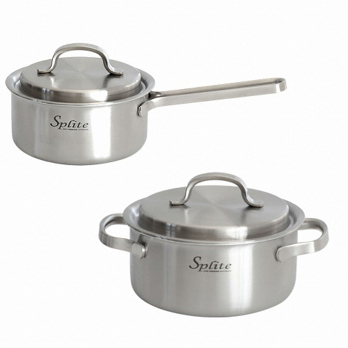 한일스텐레스 스플릿 통5중 스테인레스 냄비 2종 A (편수16+양수18)이미지입니다. 누르면 해당 게시물로 새창이동합니다.