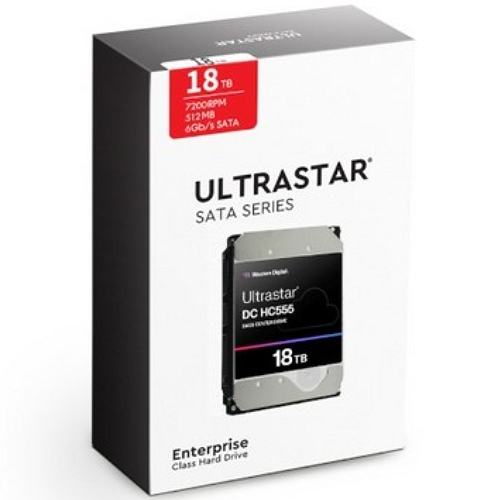 Western Digital Ultrastar DC HC555 박스 패키지 7200/512M WUH722018CLE6L4 (18TB)_이미지