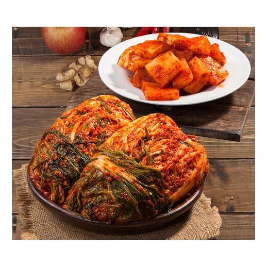 깐깐 송도순 포기김치 5kg+석박지 3kg