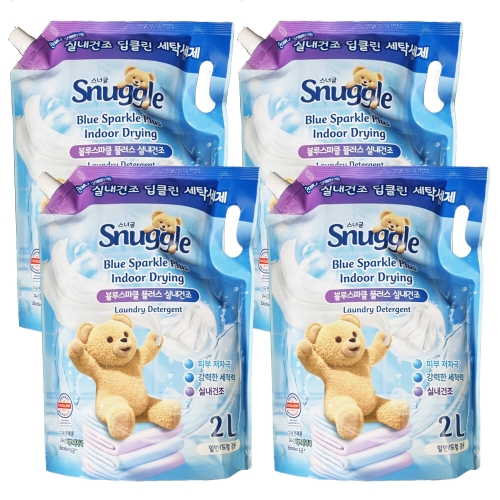 스너글 딥클린 블루스파클 플러스 리필 2L (4개)_이미지