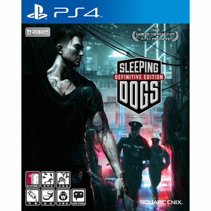  슬리핑 독스 DEFINITIVE EDITION PS4 중고,한글판
