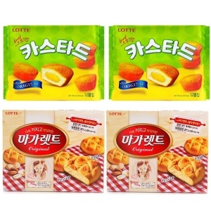 대용량 카스타드 2개+마가렛트 2개