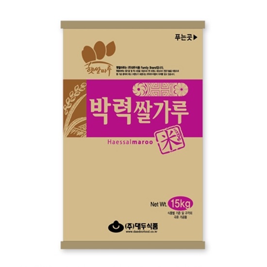 대두식품 박력쌀가루 15kg이미지입니다. 누르면 해당 게시물로 새창이동합니다.
