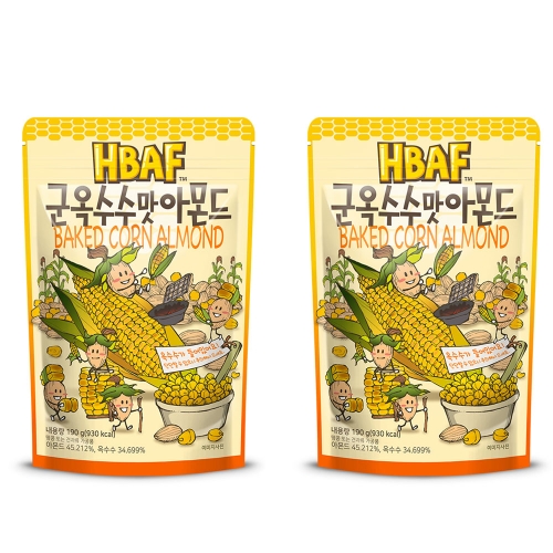 군옥수수맛 아몬드 190g