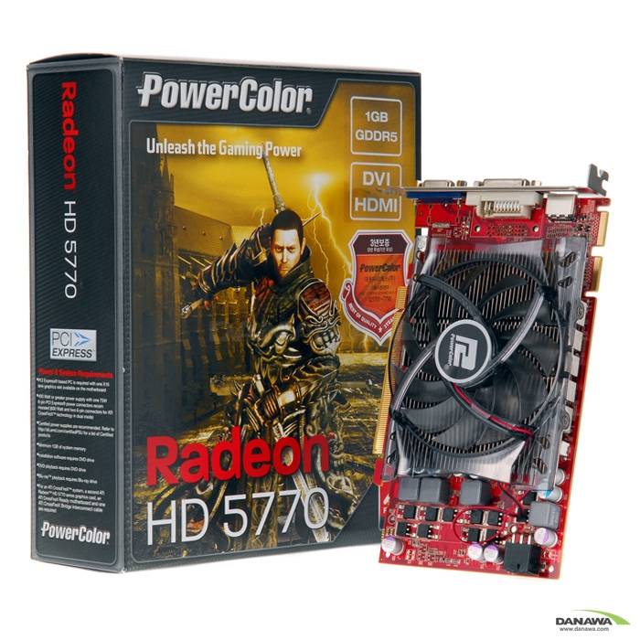 PowerColor �󵥿� HD 5770 D5 1GB ���