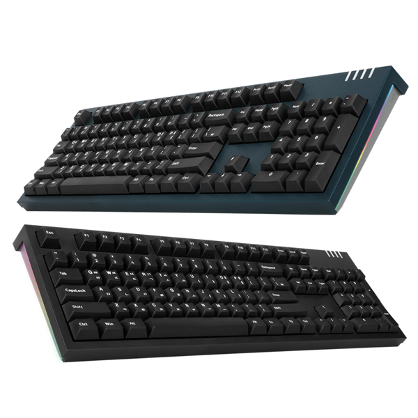앱코 HACKER K660M 이색사출 PBT 체리 키보드 블랙 (저소음 적축)_이미지