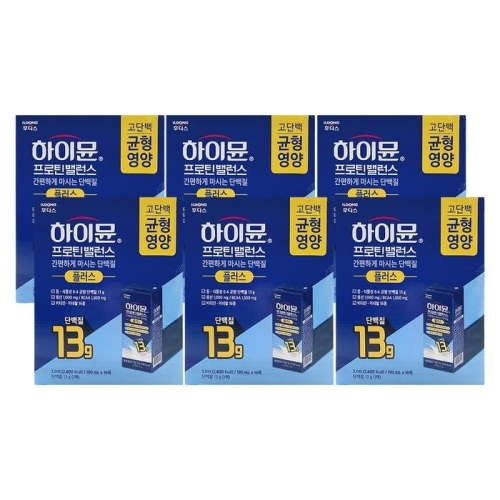 일동후디스 하이뮨 프로틴밸런스 플러스 190ml (96개)_이미지