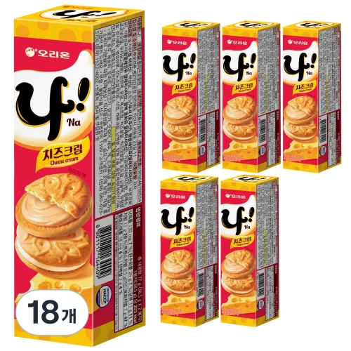 오리온 나 샌드과자 77g (18개)_이미지