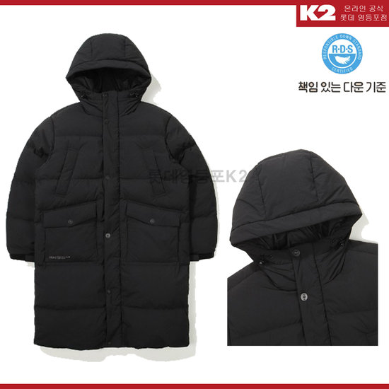K2 롱 포켓 패딩 KMW24583YD_이미지