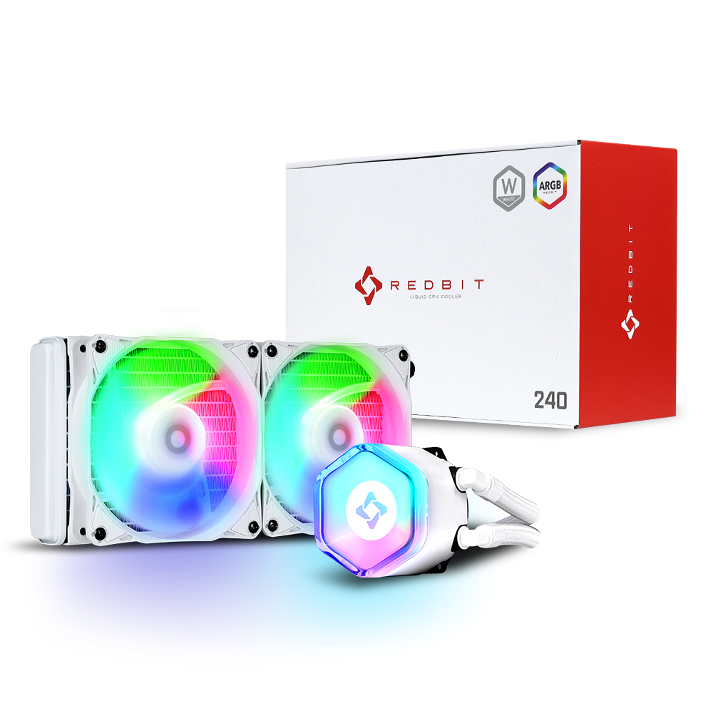 이엠텍 레드빗 240 ARGB (화이트)_이미지