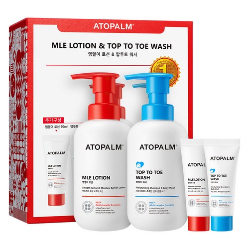 아토팜 MLE 로션+탑투토 워시 세트_이미지