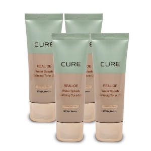 김정문알로에 라센스 로에 큐어 리아로에 워터 스폴래쉬 카밍 톤업 40g (4개)_이미지