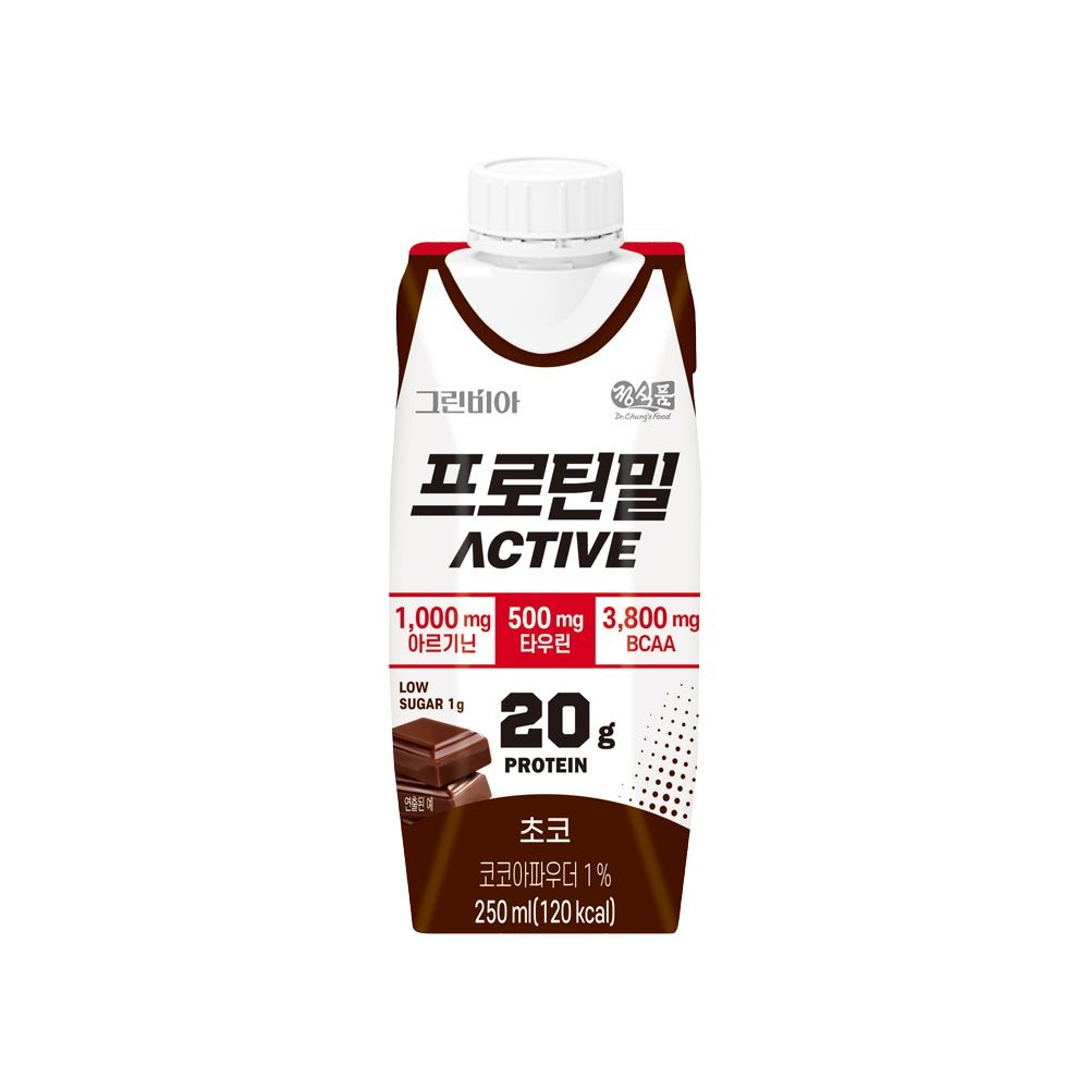 그린비아 프로틴밀 액티브 초코 250ml