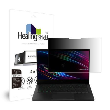 폰트리 힐링쉴드 Razer Blade Stealth 13 10Gen 4K 항균 블루라이트차단 양면 정보보안기_이미지
