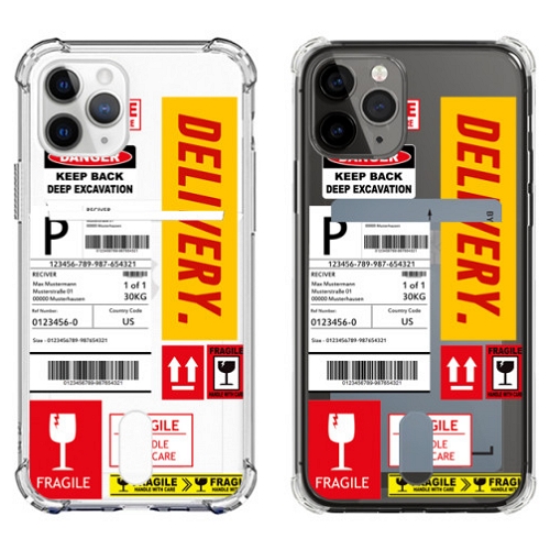 아이폰16 프로 맥스 DHL 바코드 투명 카드 케이스