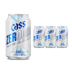 오비맥주 카스 올제로 0.00 330ml (4개)_이미지