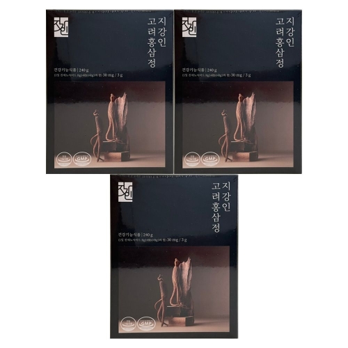 금산홍삼랜드 지강인 6년근 고려 홍삼정 240g (3개)_이미지