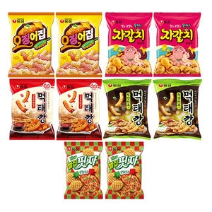 먹태깡 세트 7 (먹태깡 고추마요 2개 + 먹태깡 2개 + 자갈치 2개 + 오징어집 2개 + 벌집핏자 2개)