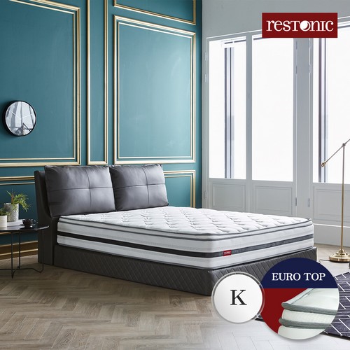 레스토닉 헤누스 천연가죽 투매트리스 침대 K