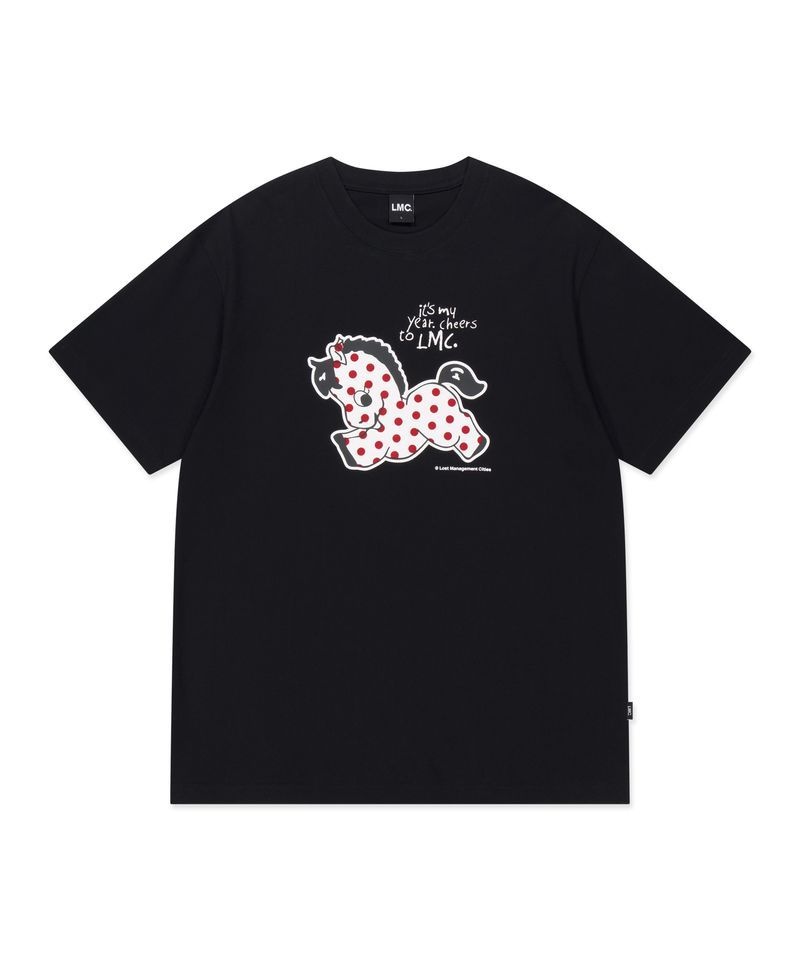 엘엠씨 NEW YEAR HORSE TEE black 410634
