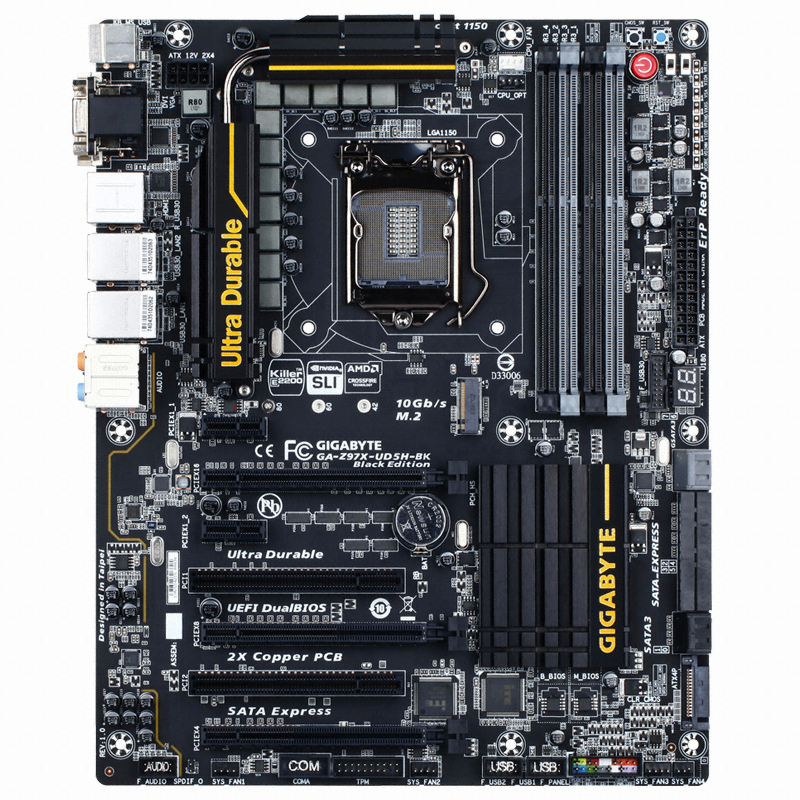 GIGABYTE GA-Z97X-UD5H-BK 블랙에디션 피씨디렉트_이미지