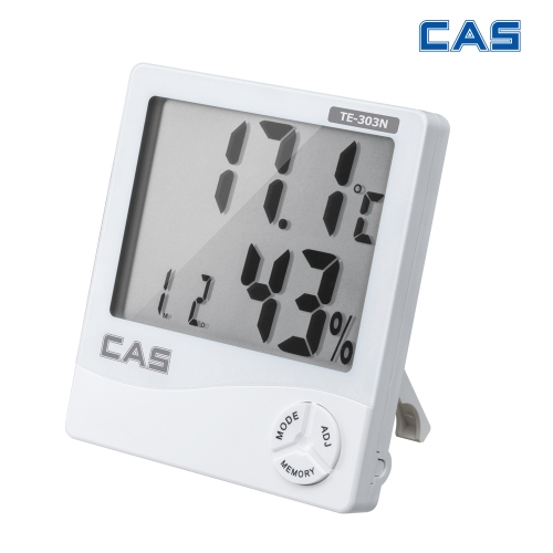카스 CAS 카스 디지털 온습도계 TE-303N 온도 습도 시계_이미지