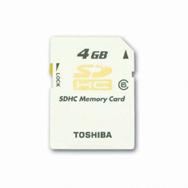 도시바 SDHC ULTRA HIGH-SPEED CLASS6 (4GB)_이미지