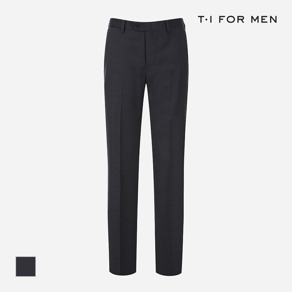 티아이포맨 T.I FORMEN TUNED 트윌 울 솔리드 SETUP 팬츠_M216MTP702M_이미지