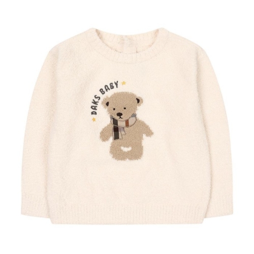 2024 겨을 그래픽 베어 소프트 니트 EUW30KR01M_IV 34669614