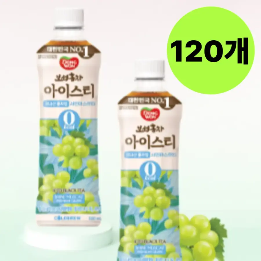 동원F&B 보성홍차 아이스티 제로 샤인머스캣 500ml (120개)_이미지