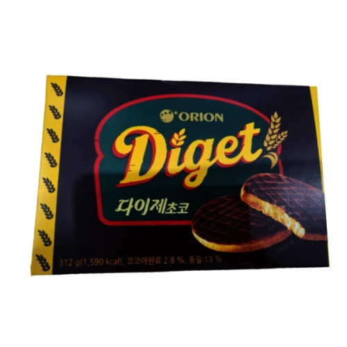 오리온 닥터유 다이제 초코 6개입 312g (7개)