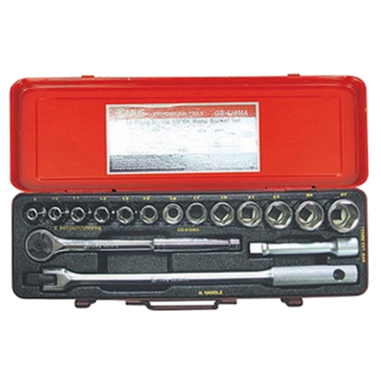 지니어스 1/2인치 소켓렌치세트 GS-416MA (16pcs)