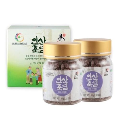 (주)인산죽염 9회 자죽염 고체 60g (2개)_이미지