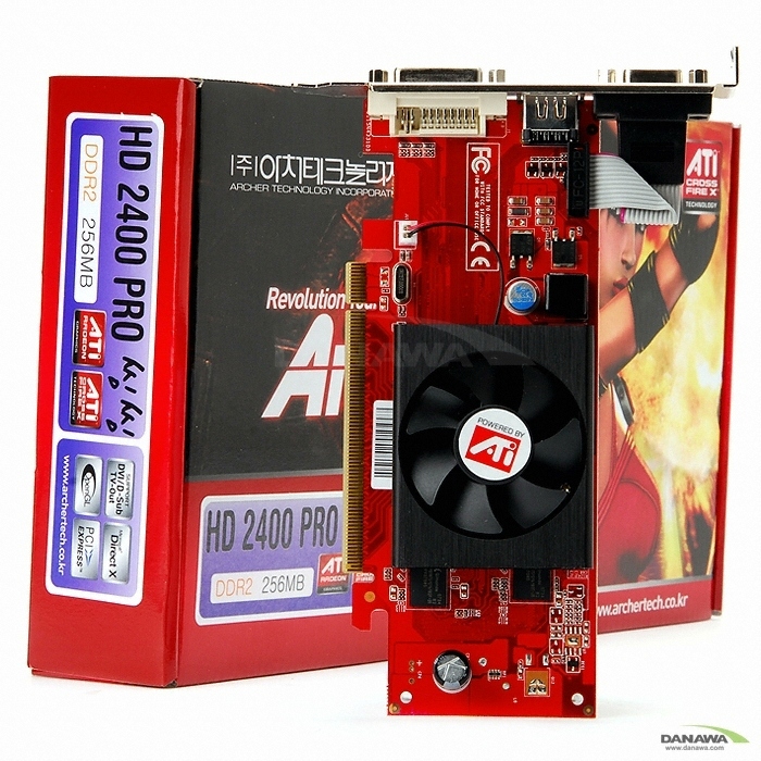 Archer 라데온 HD 2400Pro 씽씽 256MB LP_이미지