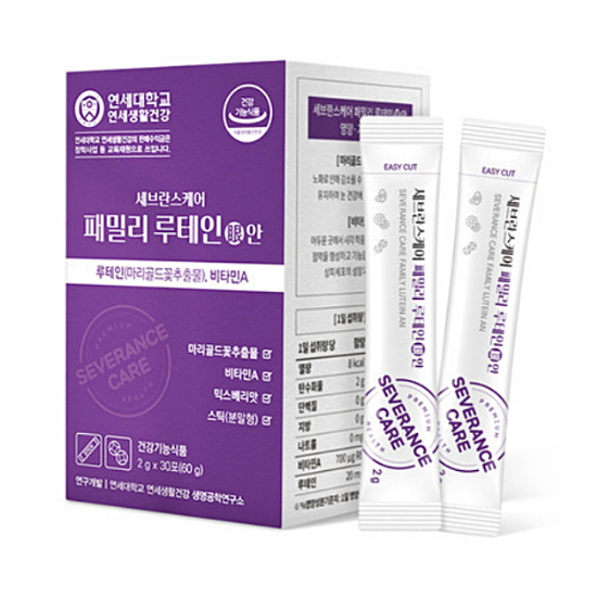 연세생활건강  세브란스케어 패밀리 루테인 안 30포 (1개)