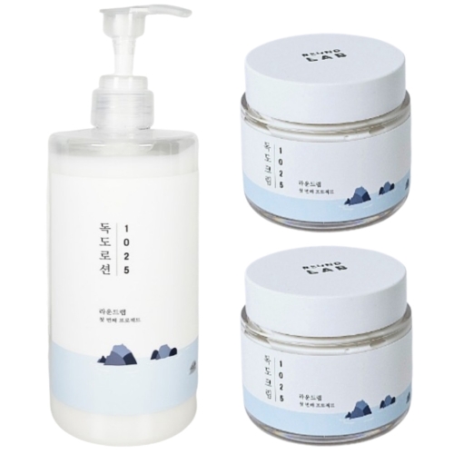 라운드랩 1025 독도 로션 400ml + 크림 80ml (400ml 1개+80ml 2개)_이미지