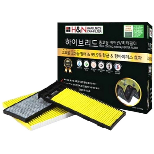 한일텍 한일 PM2.5 입체구조 폼코팅 프리미엄 활성탄 필터 A126 (1개)