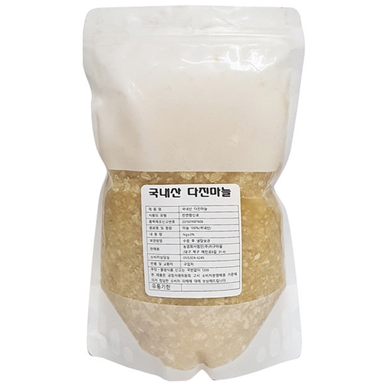 국내산 다진마늘 1kg