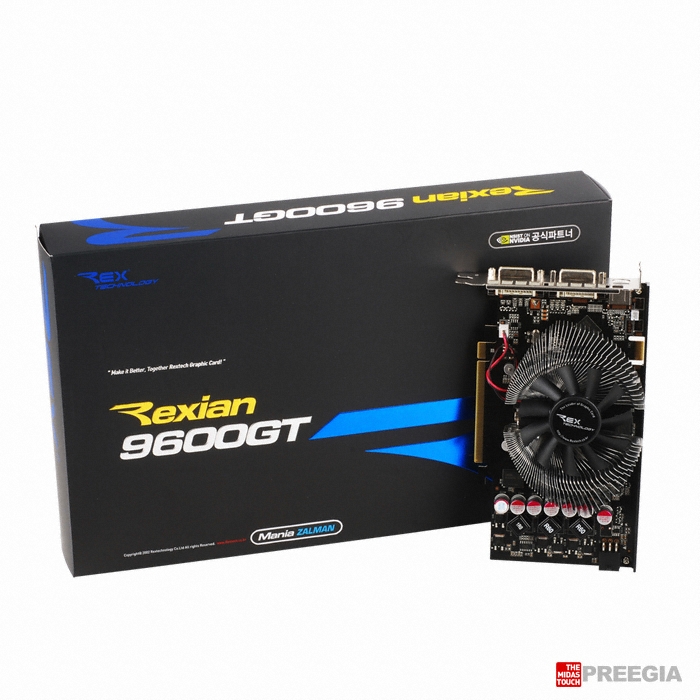 Rextech 지포스 9600GT Rexian Mania 512MB 잘만_이미지
