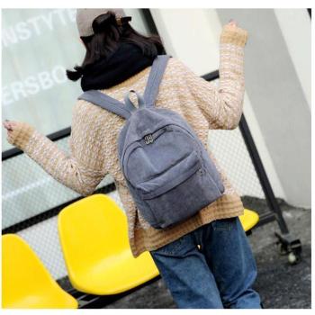 라일리 Rly 여자 데일리 일상 대학생 코듀로이 심플 백팩 가방 S9546724_이미지