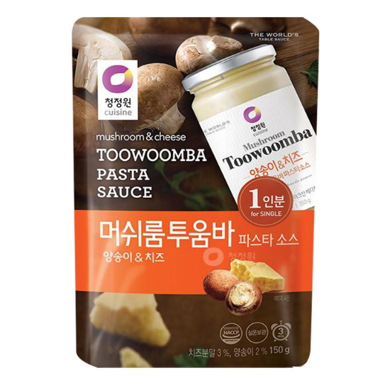 청정원 머쉬룸 투움바 파스타 소스 150g (10개)_이미지