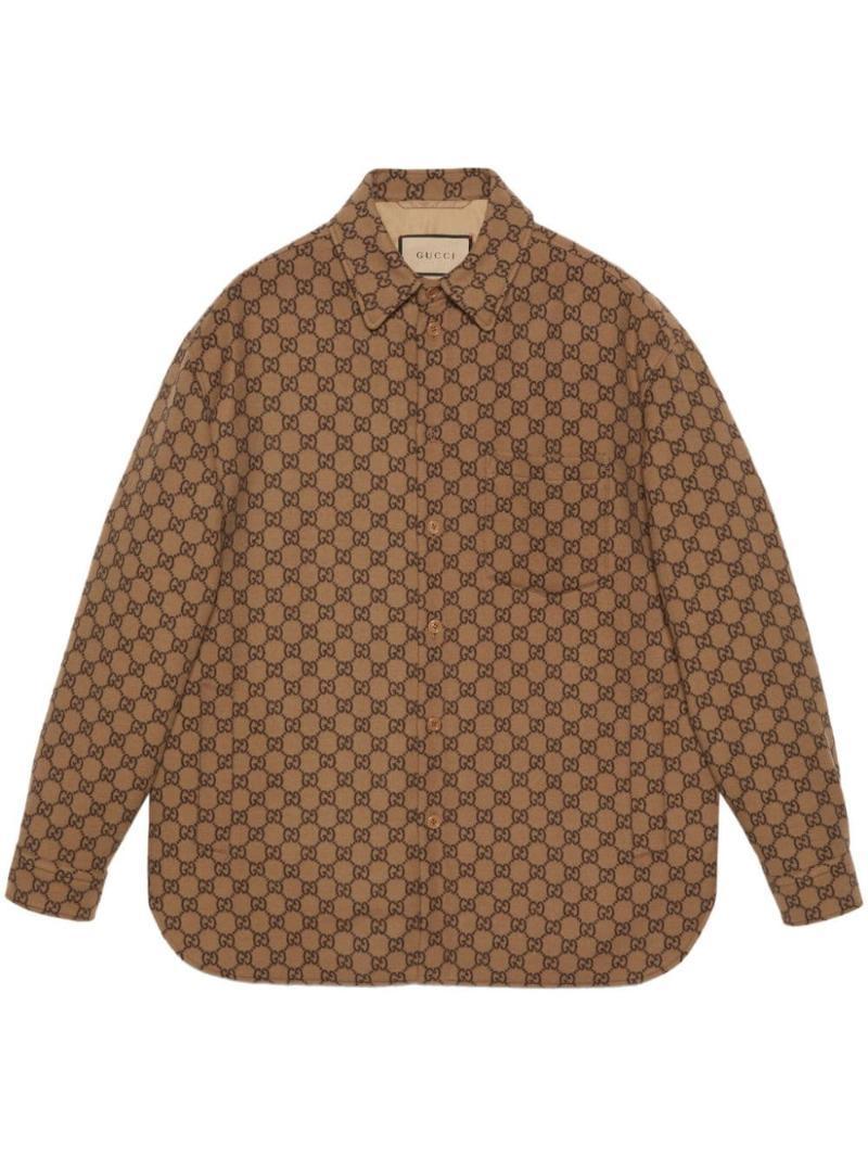 구찌 NB30 남성 자켓 GG SUPREME FLANNEL SHIRT JACKET 762183ZAPDW2378