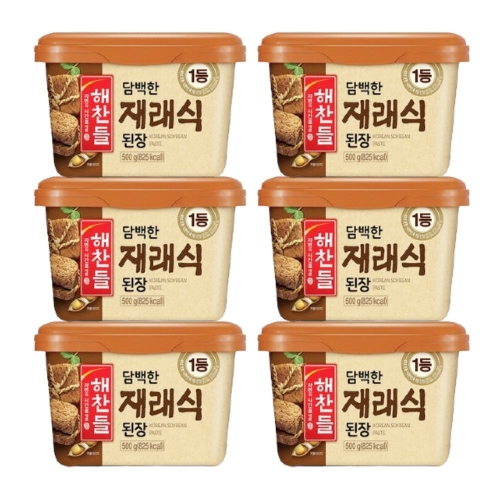 CJ제일제당 해찬들 맛있는 재래식 된장 500g (3개)